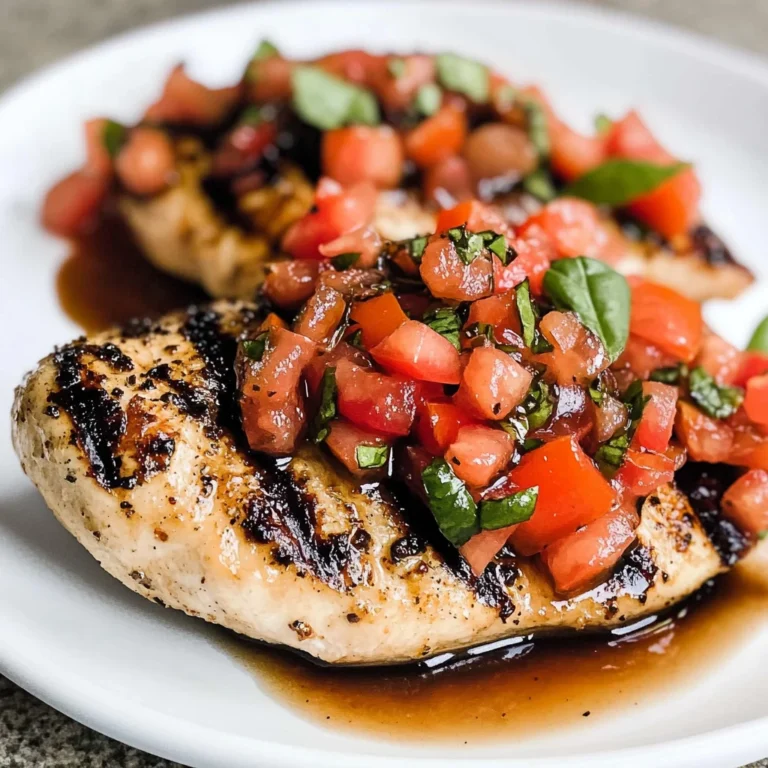 30-Minute Bruschetta Chicken (Grilled or Baked)