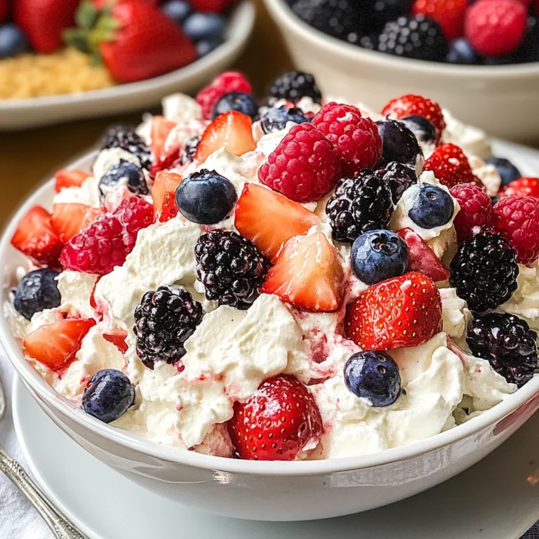 Berry Cheesecake Salad