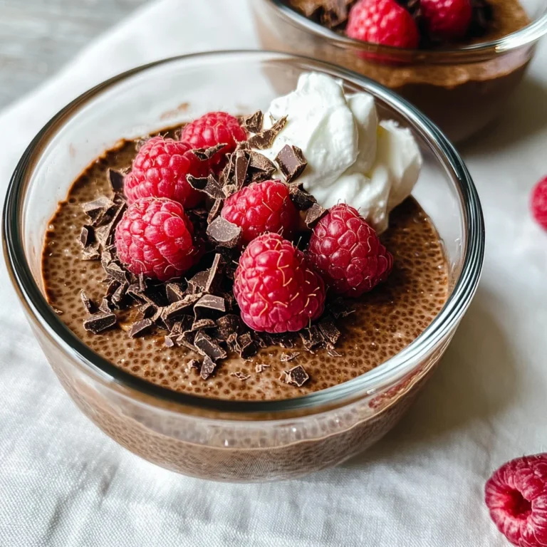 Chocolate Chia Seed Pudding