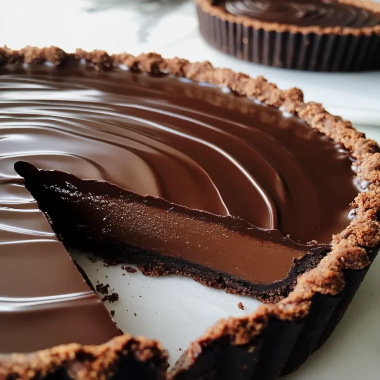 Chocolate Truffle Tart (gluten-free, dairy-free)