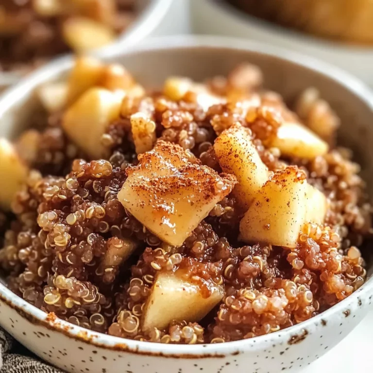 Cinnamon Apple Quinoa Breakfast