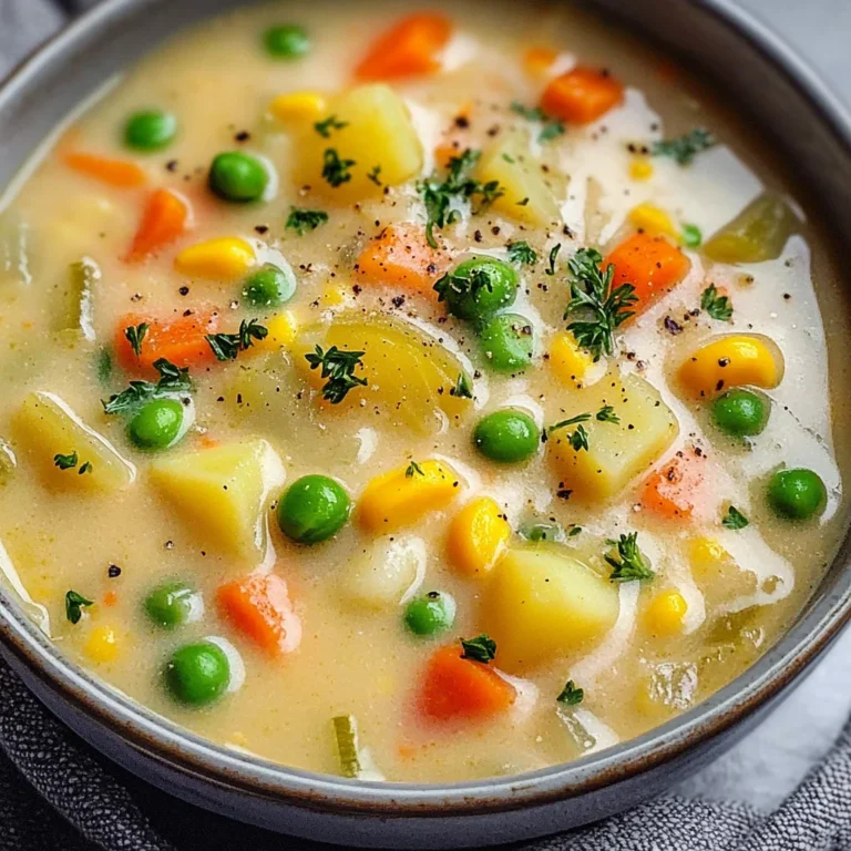 Creamy Vegetable Soup Recipe