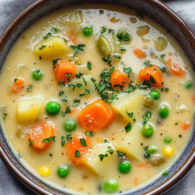 Creamy Vegetable Soup Recipe
