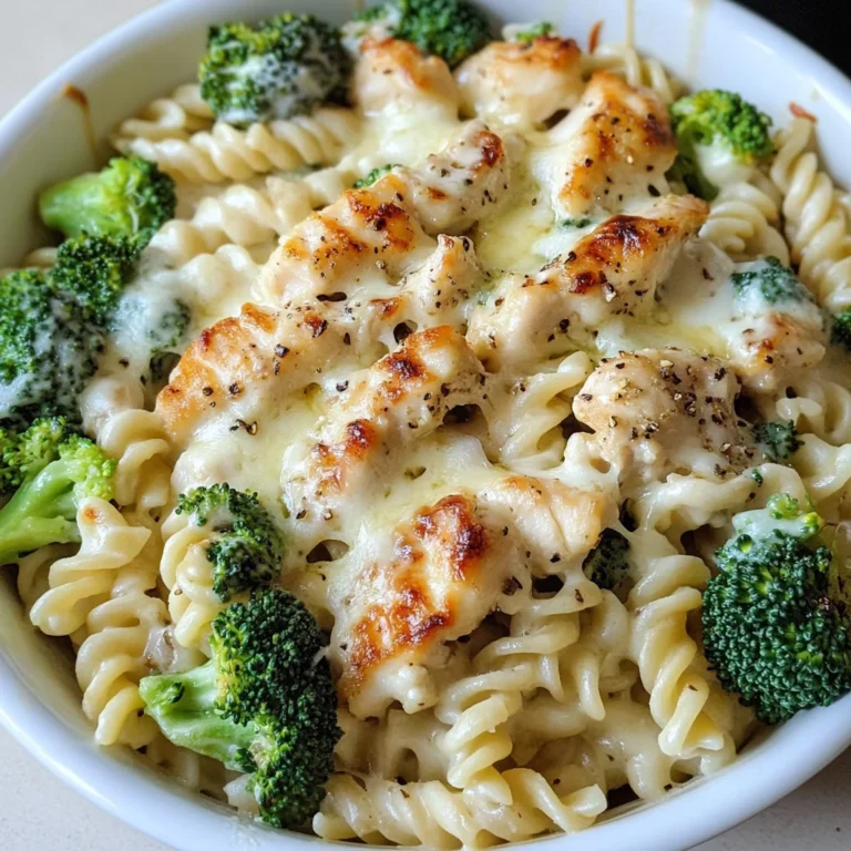 High Protein Chicken Alfredo