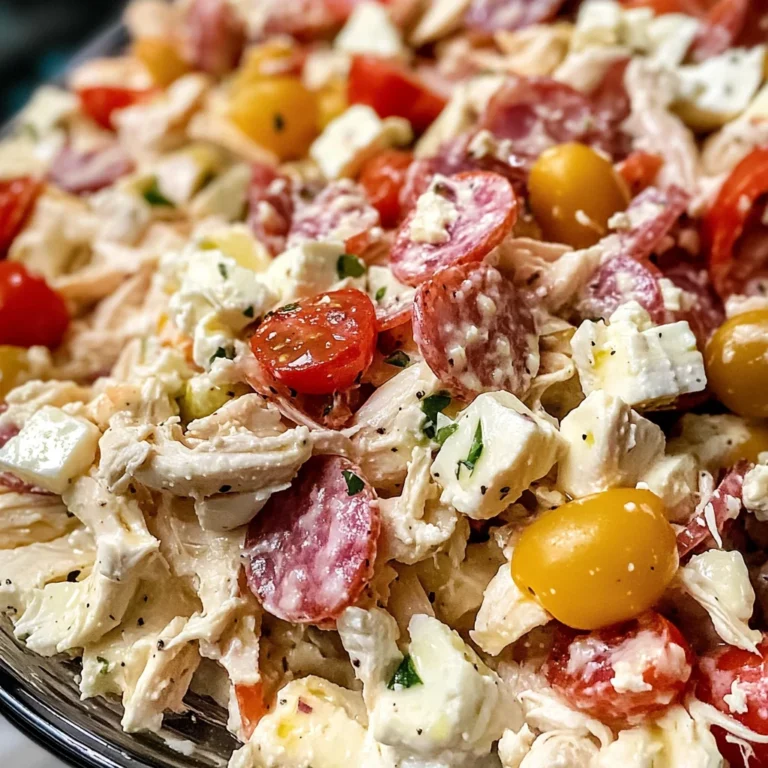 Italian Grinder Chicken Salad