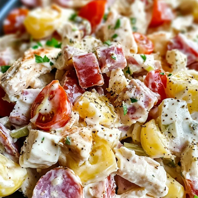Italian Grinder Chicken Salad