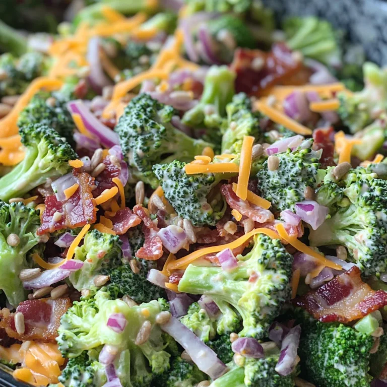 Keto Broccoli Salad Recipe