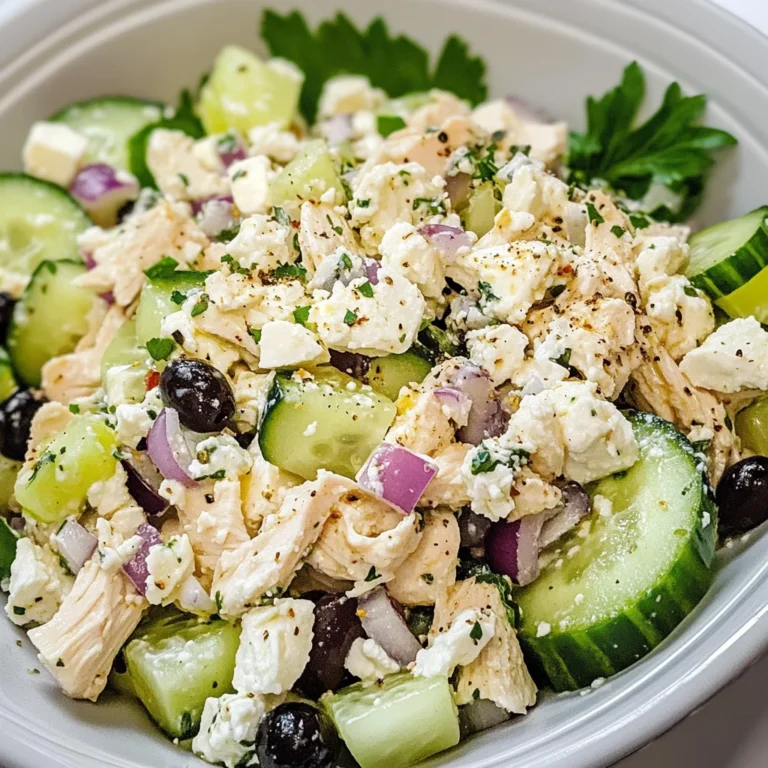 Keto Mediterranean Chicken Salad