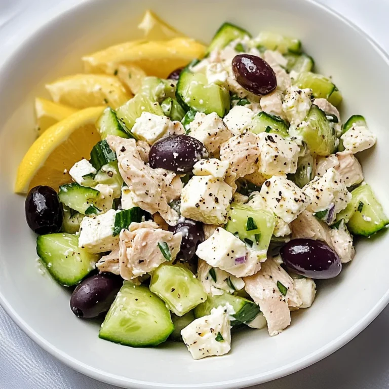 Keto Mediterranean Chicken Salad