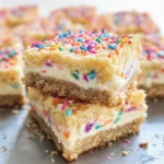 Keto Sugar Cookie Cheesecake Bars