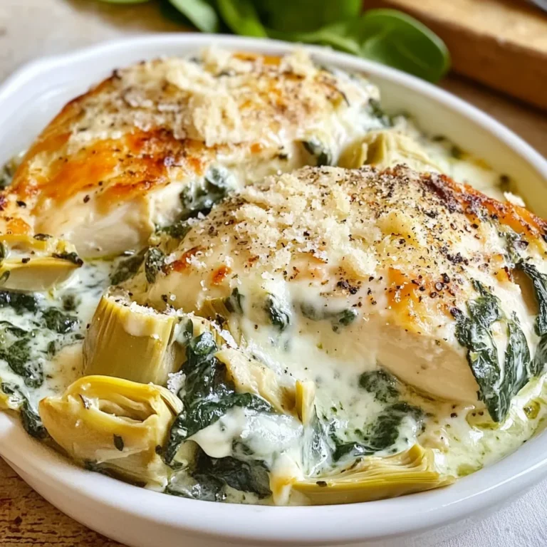 Spinach Artichoke Chicken with Cottage Cheese