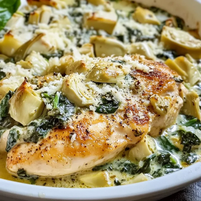 Spinach Artichoke Chicken with Cottage Cheese
