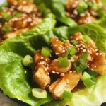 Teriyaki Chicken Lettuce Wraps (Low Calorie)