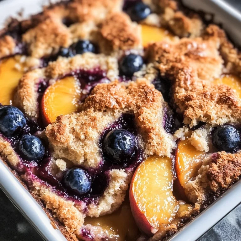 Vegan Brown Butter Peach Cobbler