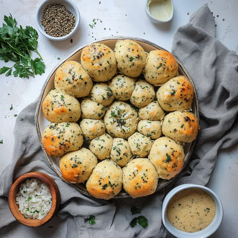 Vegan Garlic Dough Balls