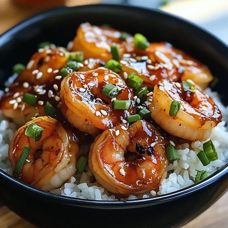 20 Minute Honey Garlic Shrimp & Rice Bowl