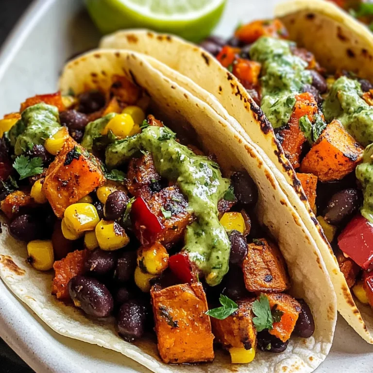 Black Bean Sweet Potato Tacos Recipe