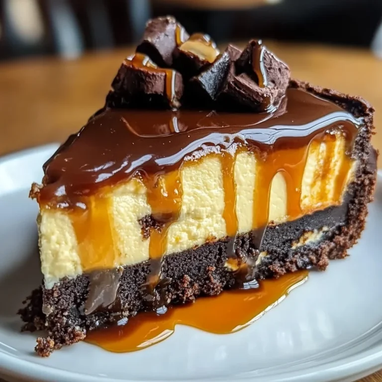 Caramel Brownie Cheesecake