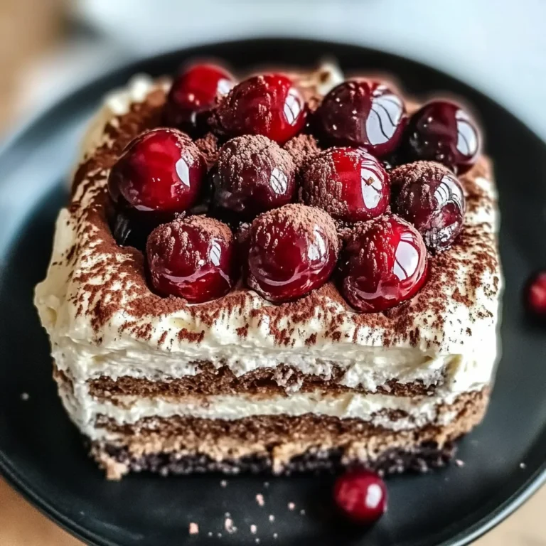 Cherry Amaretto Tiramisu