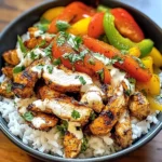 Chicken Fajita Rice Bowls