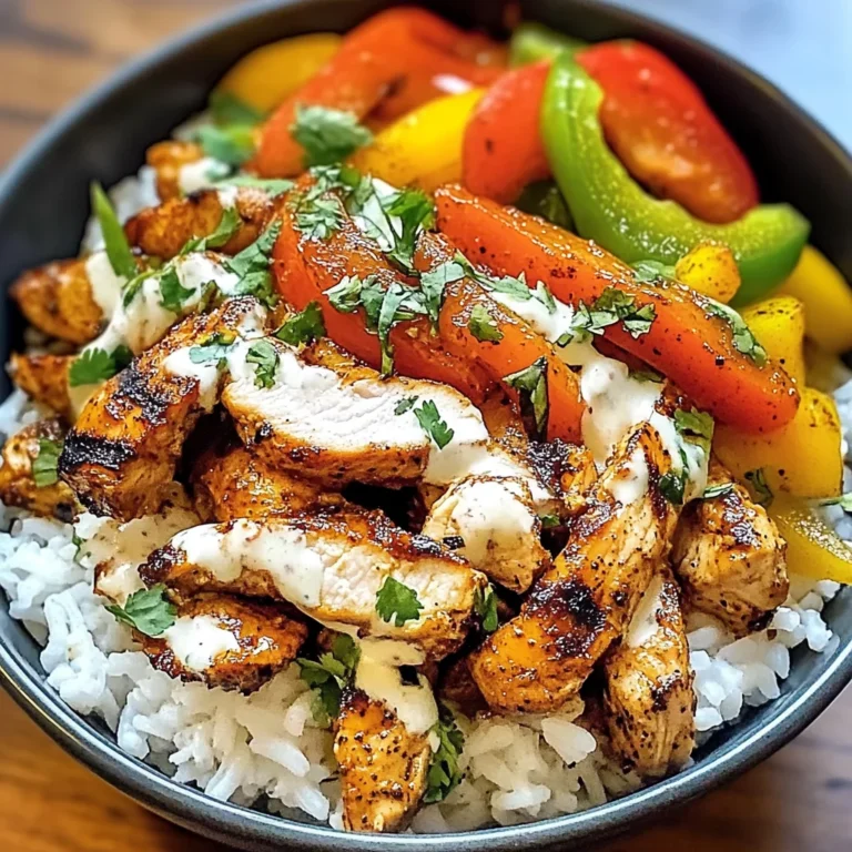 Chicken Fajita Rice Bowls