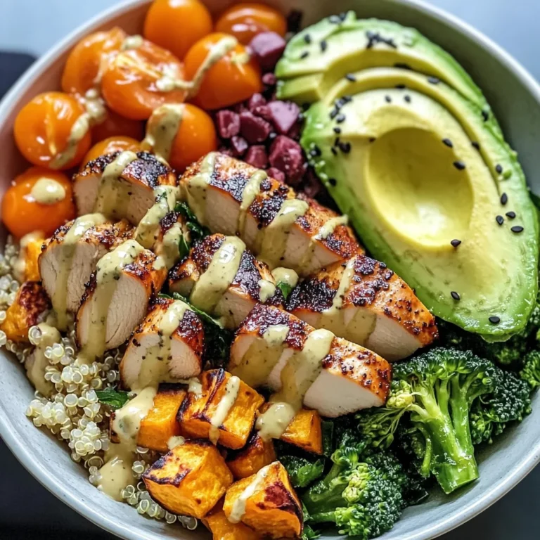 Chicken & Sweet Potato Buddha Bowl