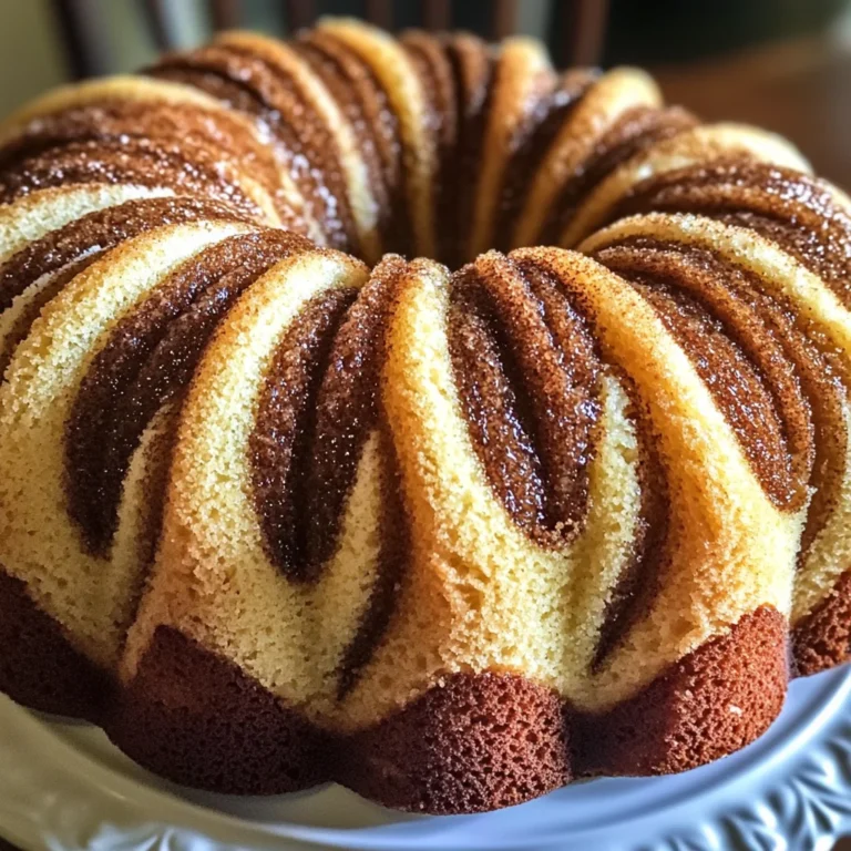 Cinnamon Swirl Bundt Cake