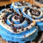 Cookie Monster Cinnamon Rolls Recipe