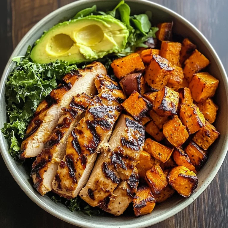 Grilled Chicken & Sweet Potato Bowl