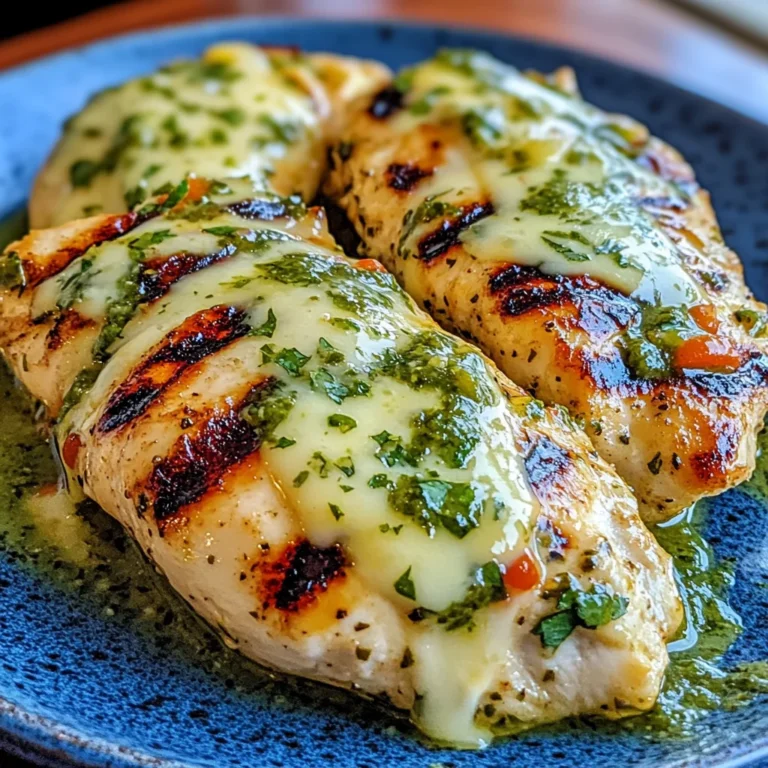 Grilled Salsa Verde Pepper Jack Chicken