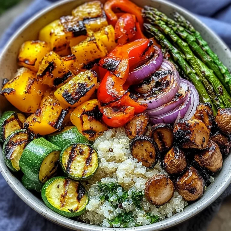 Grilled Veggie Bowl with Quinoa