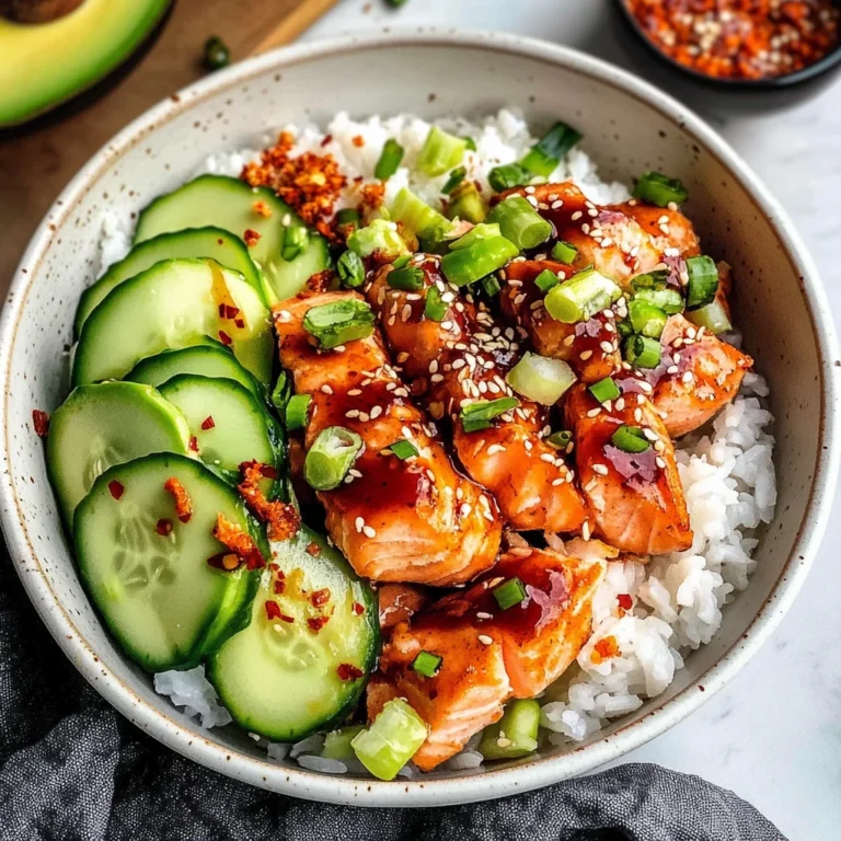 Honey Sriracha Salmon Bowls