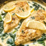 Lemon Parmesan Spinach Chicken