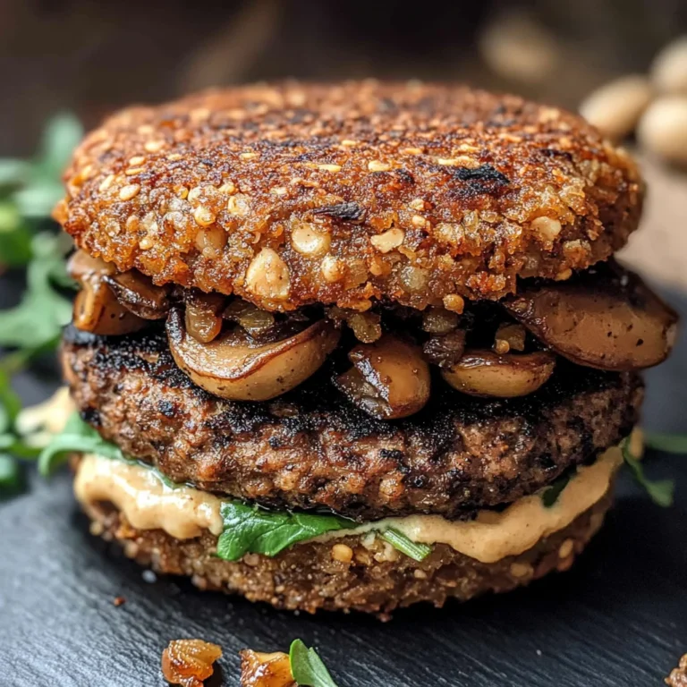 Mushroom Veggie Burgers