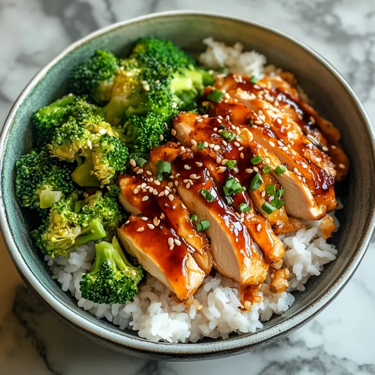 Sticky Chicken Bowls Recipe
