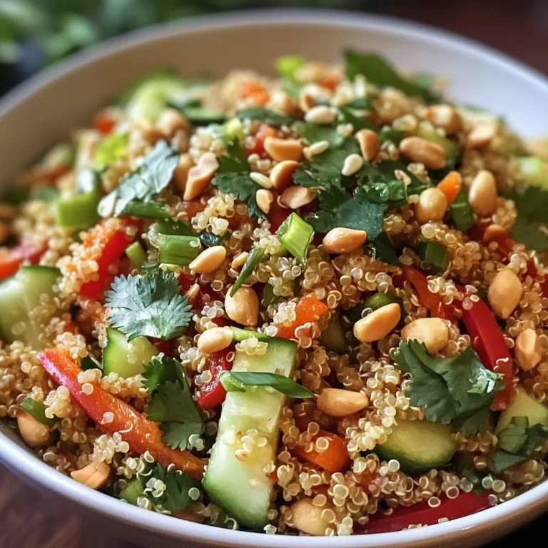 Thai Quinoa Crunch Salad: A Refreshing Healthy Delight!